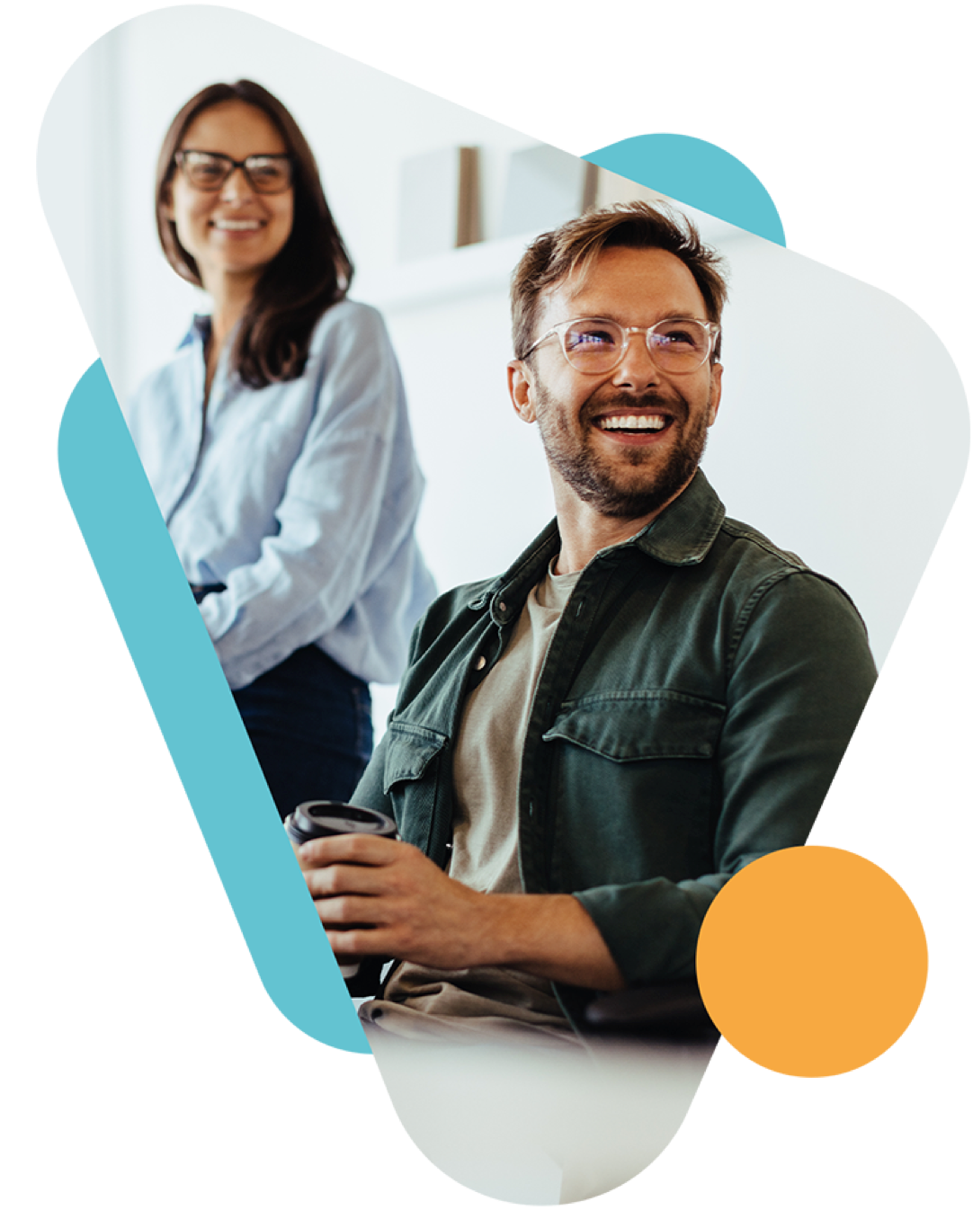 Fotomontage mit Laptop und Buchstaben